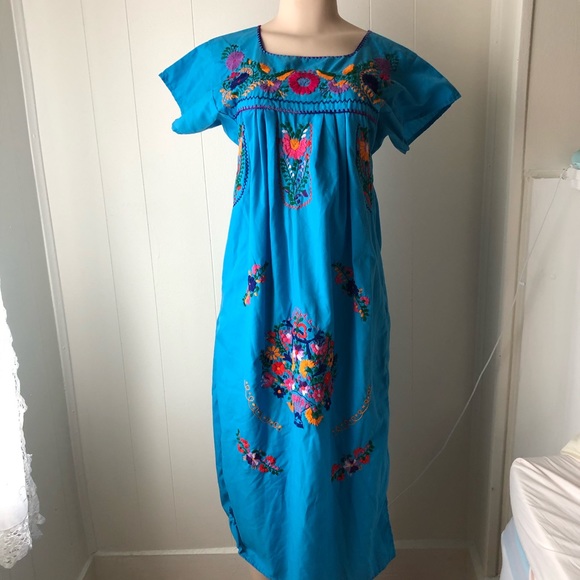 Vintage Embroidered Dress - Picture 1 of 6